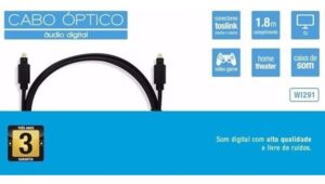 Cabo Optico Multilaser Áudio Digital - WI291